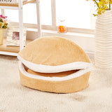 Warm Cat Dog House Hamburger bed