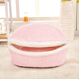 Warm Cat Dog House Hamburger bed