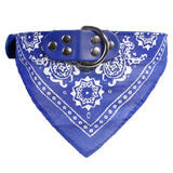Adjustable Dog Bandana Leather Printed