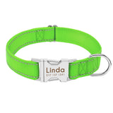 Durable Nylon Personalized Dog Collar