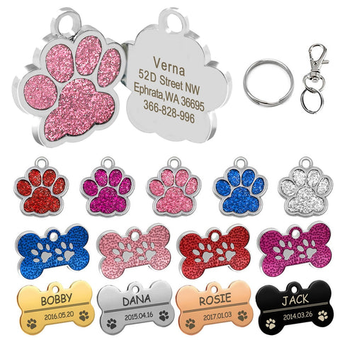 Personalized Engraved Cat/Dog Tags