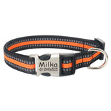Reflective Personalized Engraved Dog Collar