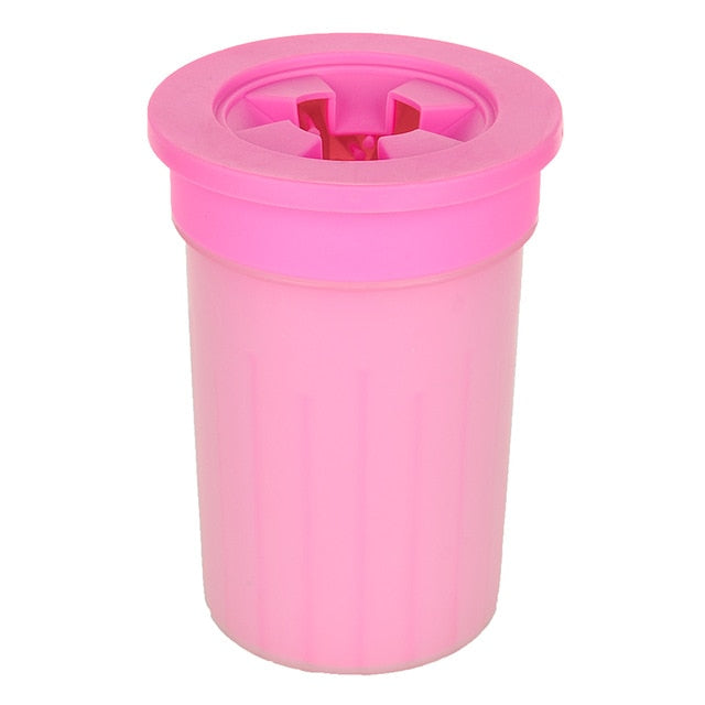 Foot Clean Cup For Dogs Cats - Soft Plastic Brush