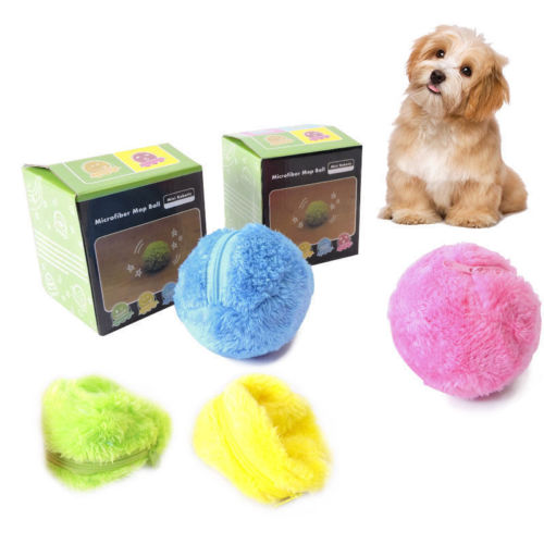 Safe Automatic Roller Ball Dog Cat Pet - Interactive Toy