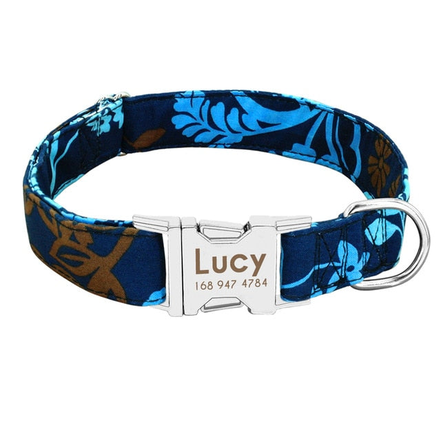 Personalized Nylon Dog Collar